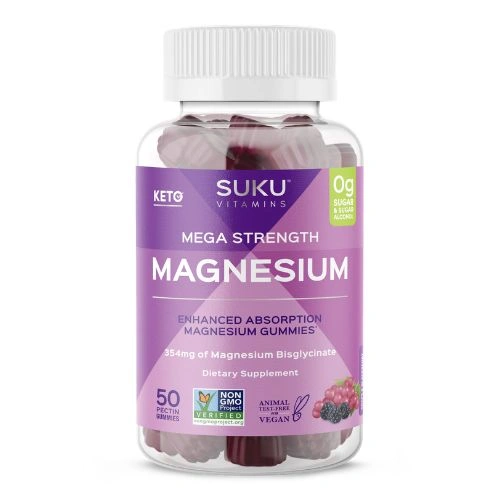 Suku Vitamins - Mega Magnesium Gummies - 50 count