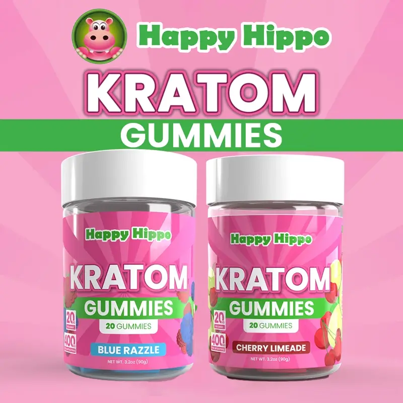 Happy Hippo - Kratom Gummies - 20ct
