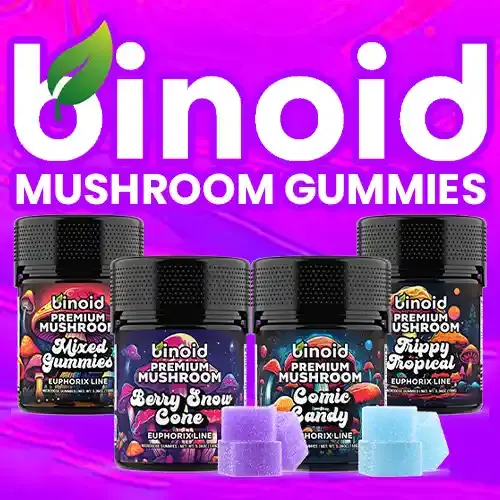 Binoid - Mushroom Gummies - Microdose