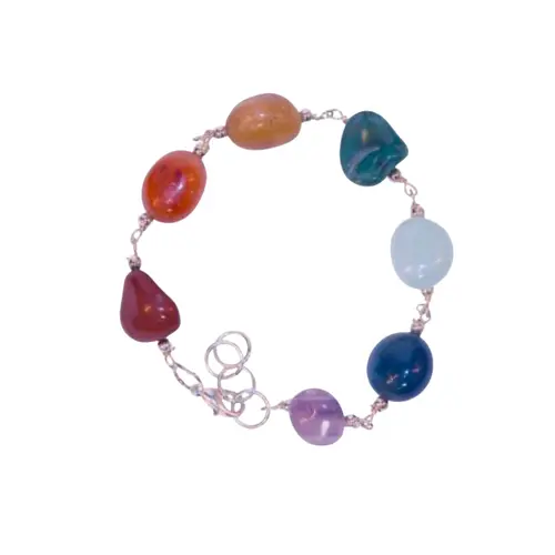 Chakra Tumble Stone Bracelet