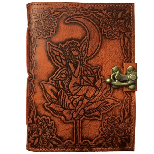 Fairy Moon Leather Journal