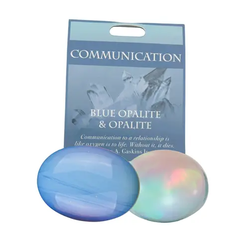 Crystal Gemstone Set | Communication - Blue Opalite & Opalite