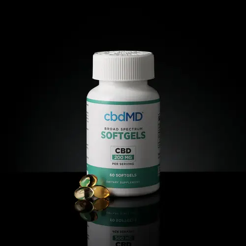 cbdMD - Broad Spectrum CBD Softgels 