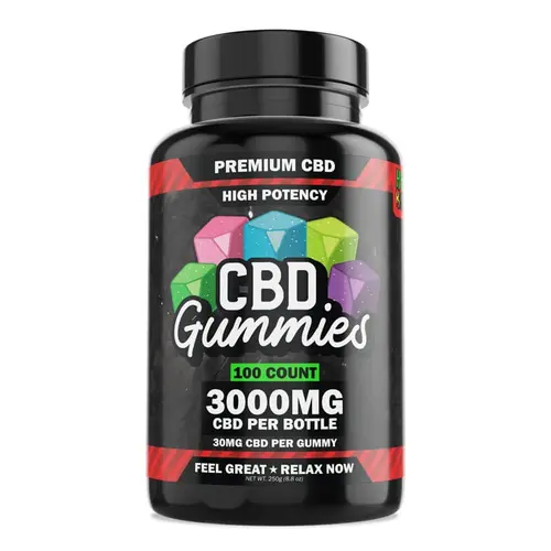 Hemp Bombs - High Potency CBD Gummies - 100ct - 3000mg