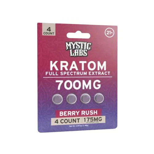 Mystic Labs - Kratom Tablets - Berry Rush - 700mg