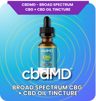 cbdMD - Broad Spectrum CBG + CBD Oil Tincture