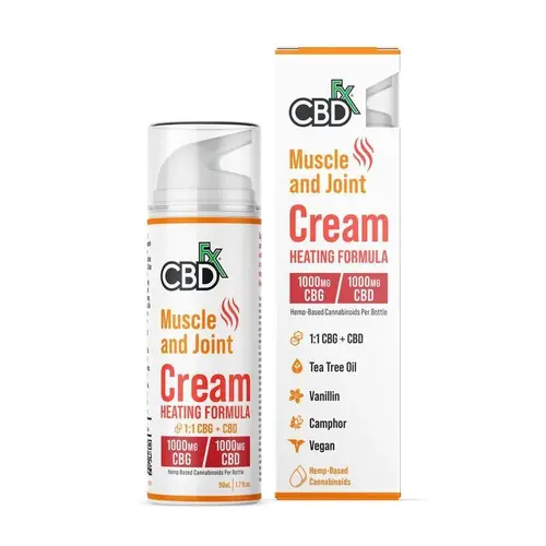 CBDFx - Muscle & Joint CBD Cream - Heating Formula - 1000mg