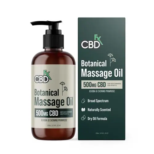 CBDFx - Botanical CBD Massage Oil - 500mg