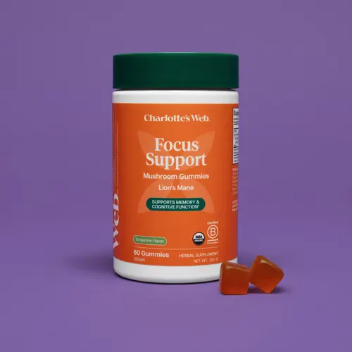 Charlotte's Web - Focus Support Lion's Mane Mushroom Gummies