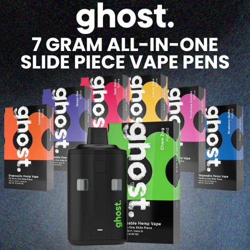 ghost - All-in-One Slide Piece THCH 7g Disposable Vape Pens