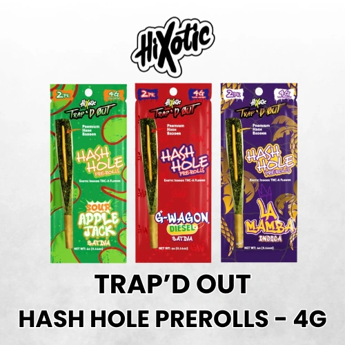 Hixotic - Trap'd Out Hash Hole Pre-rolls - 4G