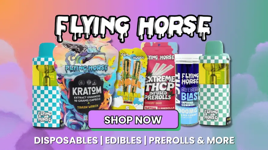 Flying Horse promo — shop the Flying Horse brand