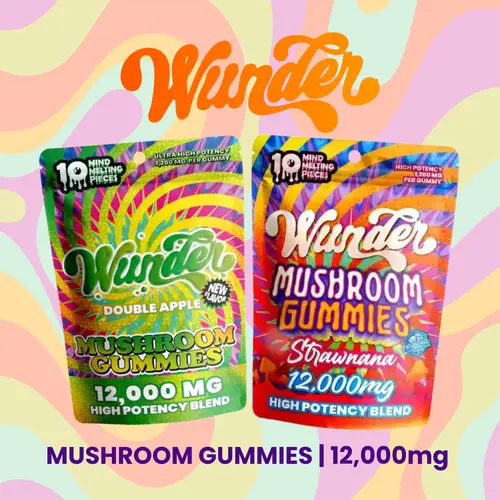 Wunder - Entheogenic Nootropic Blend Mushroom Gummies