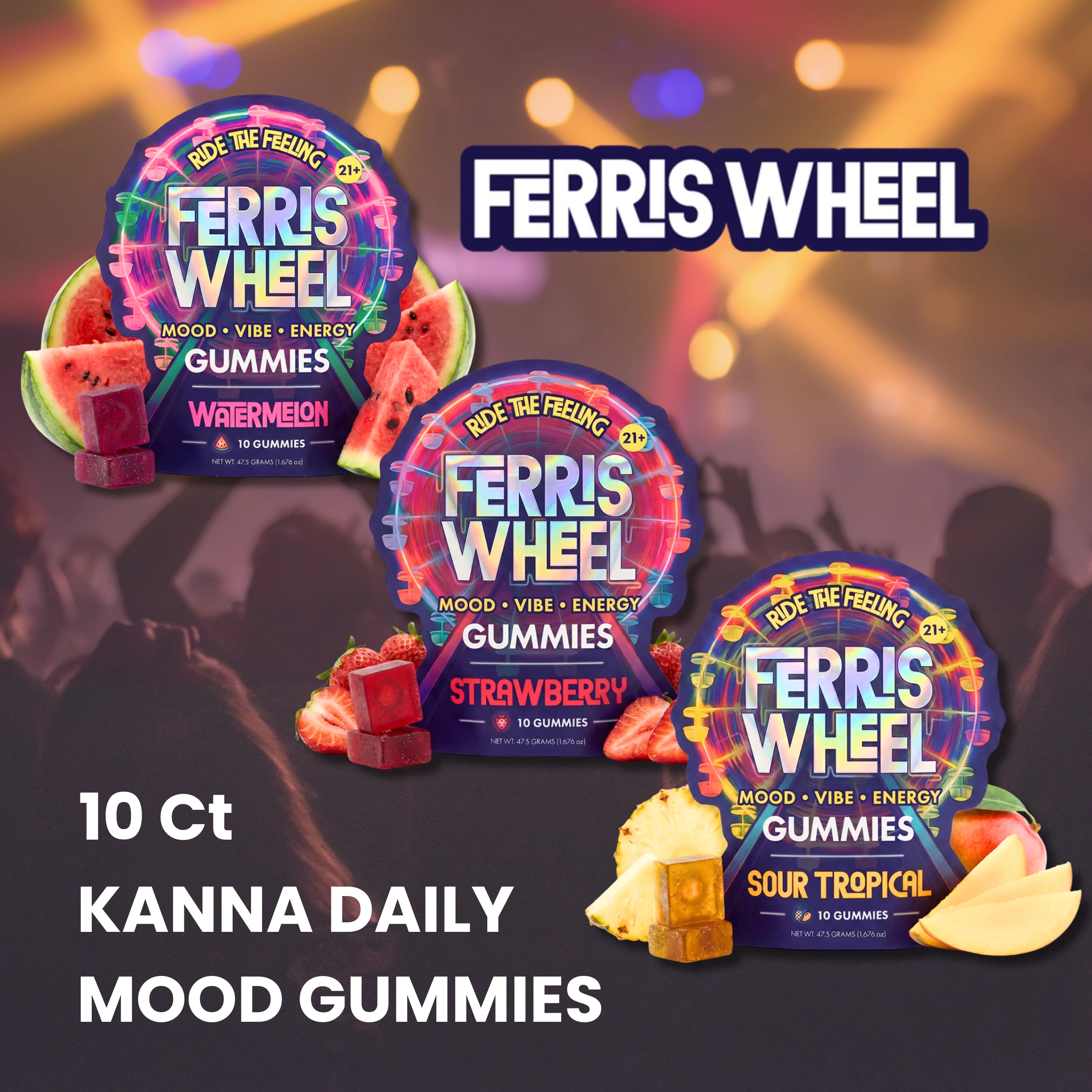 Ferris Wheel - Daily Mood Kanna Gummies - 10ct