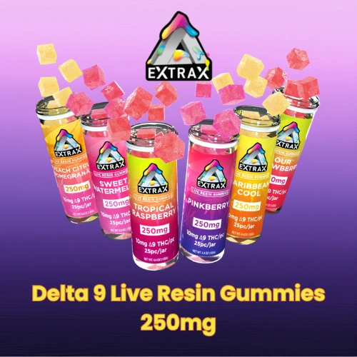 Delta Extrax - Delta-9 THC Live Resin Gummies - 250mg