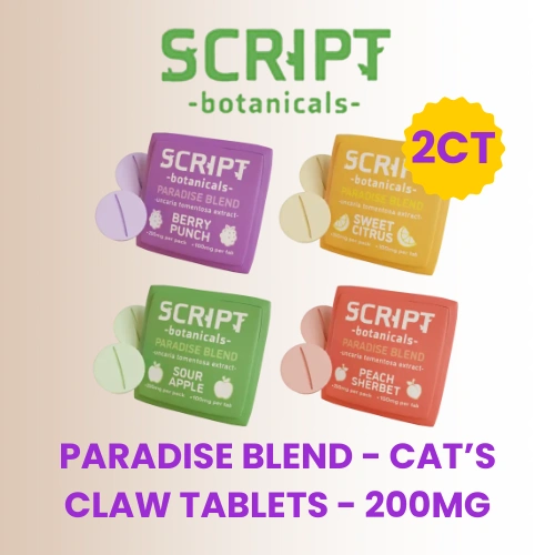 Script Botanicals - Paradise Blend Tablets - 2ct - 200mg