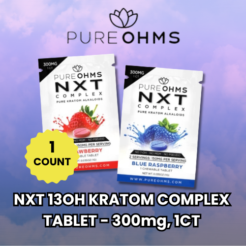 Pure Ohms - NXT - 13OH Kratom Tablets - 300mg