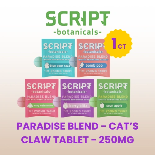 Script Botanicals - Paradise Blend Single Tablet - 1ct - 250mg