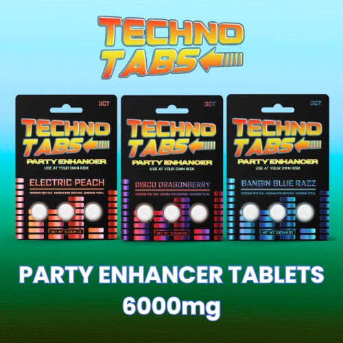 Techno Tabs - Party Enhancer Tablets - 6000mg