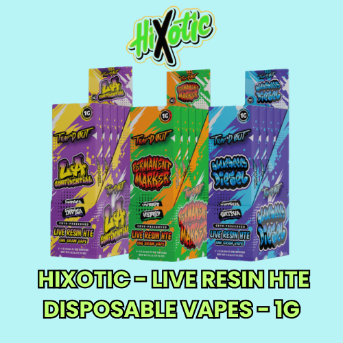 Hixotic - Trap'd Out Live Resin HTE Disposable Vape Pens - 1g