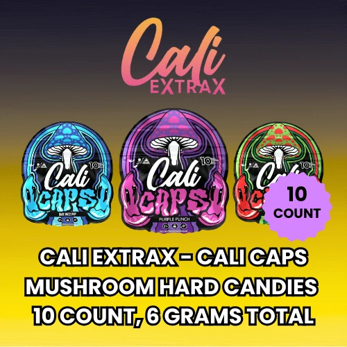 Cali Extrax - Cali Caps Mushroom Hard Candies - 10ct - 6g