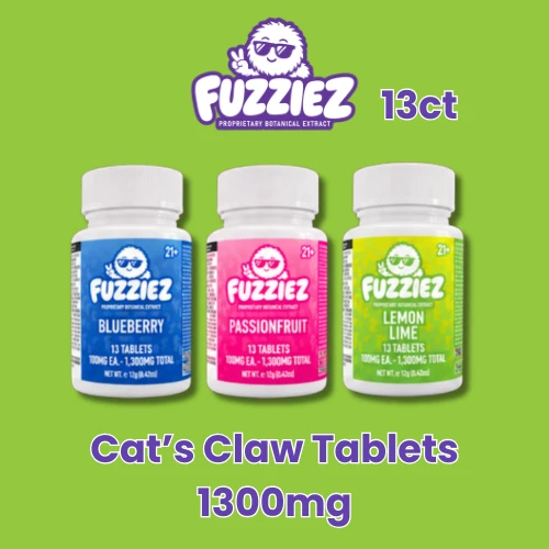 Fuzziez - Cat's Claw Tablets - 1300mg - 13ct bottle
