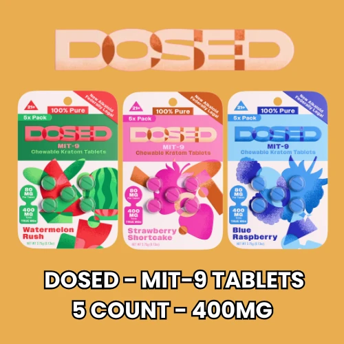 Dosed - MIT9 Chewable Tablets - 400mg - 5ct