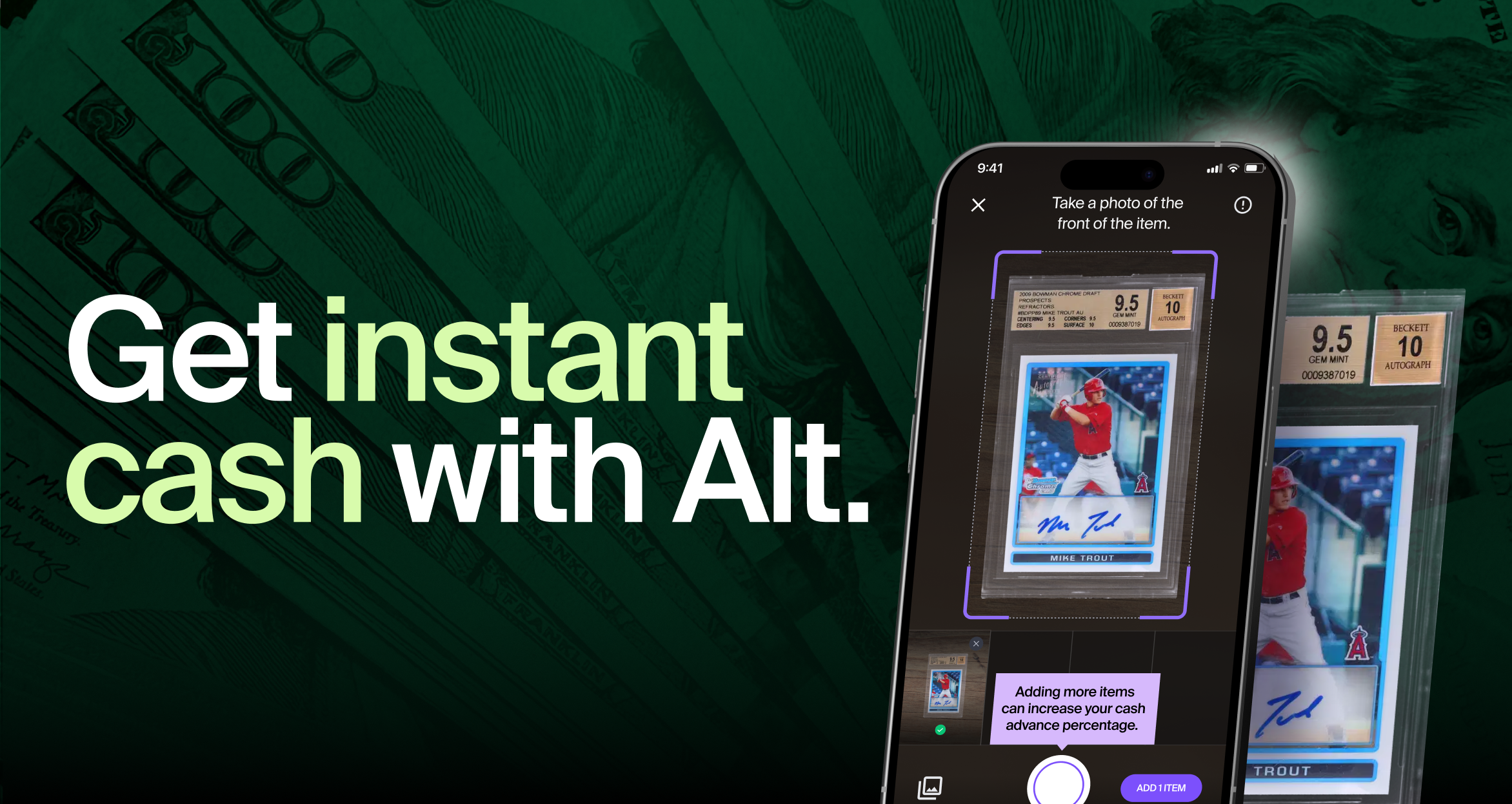 Get Guaranteed Cash at Shows with Alt
