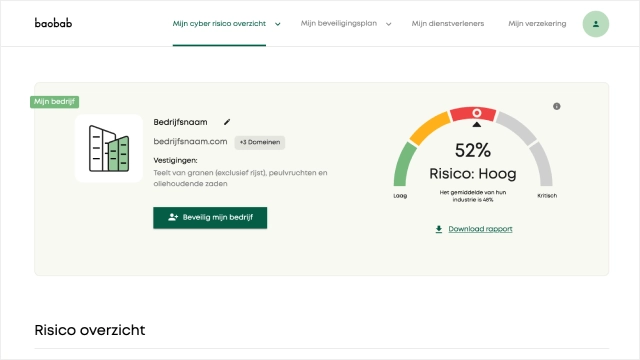 Baobab klantenportaal