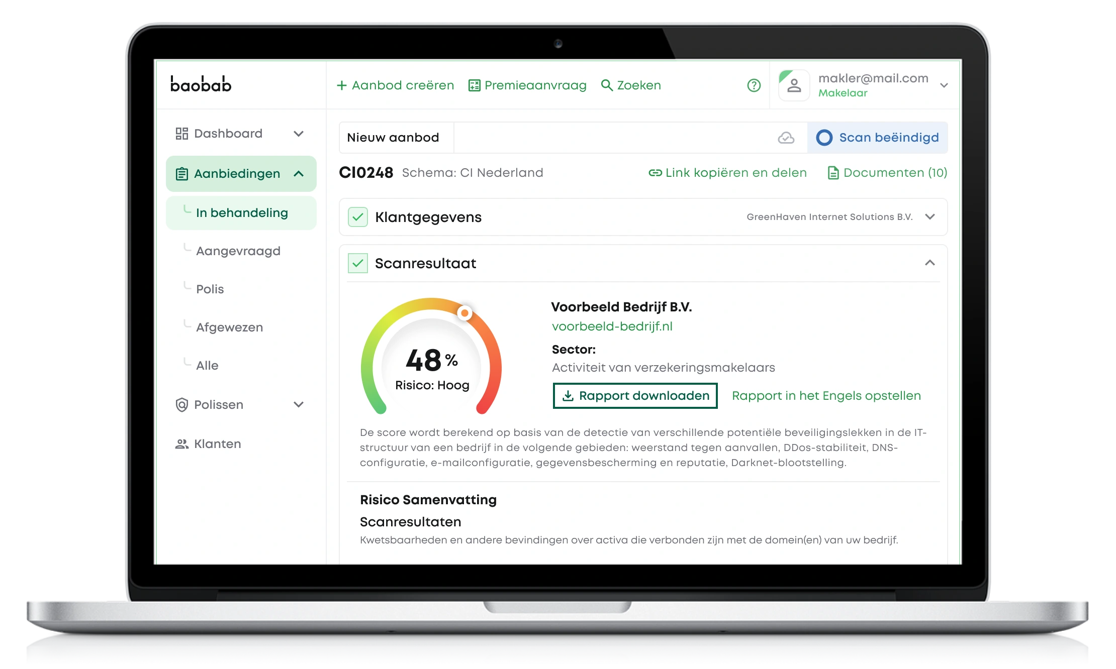 Baobab cyberverzekering