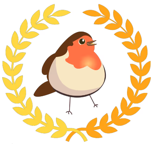 Ruby Robin Award Logo from SongBird Survival