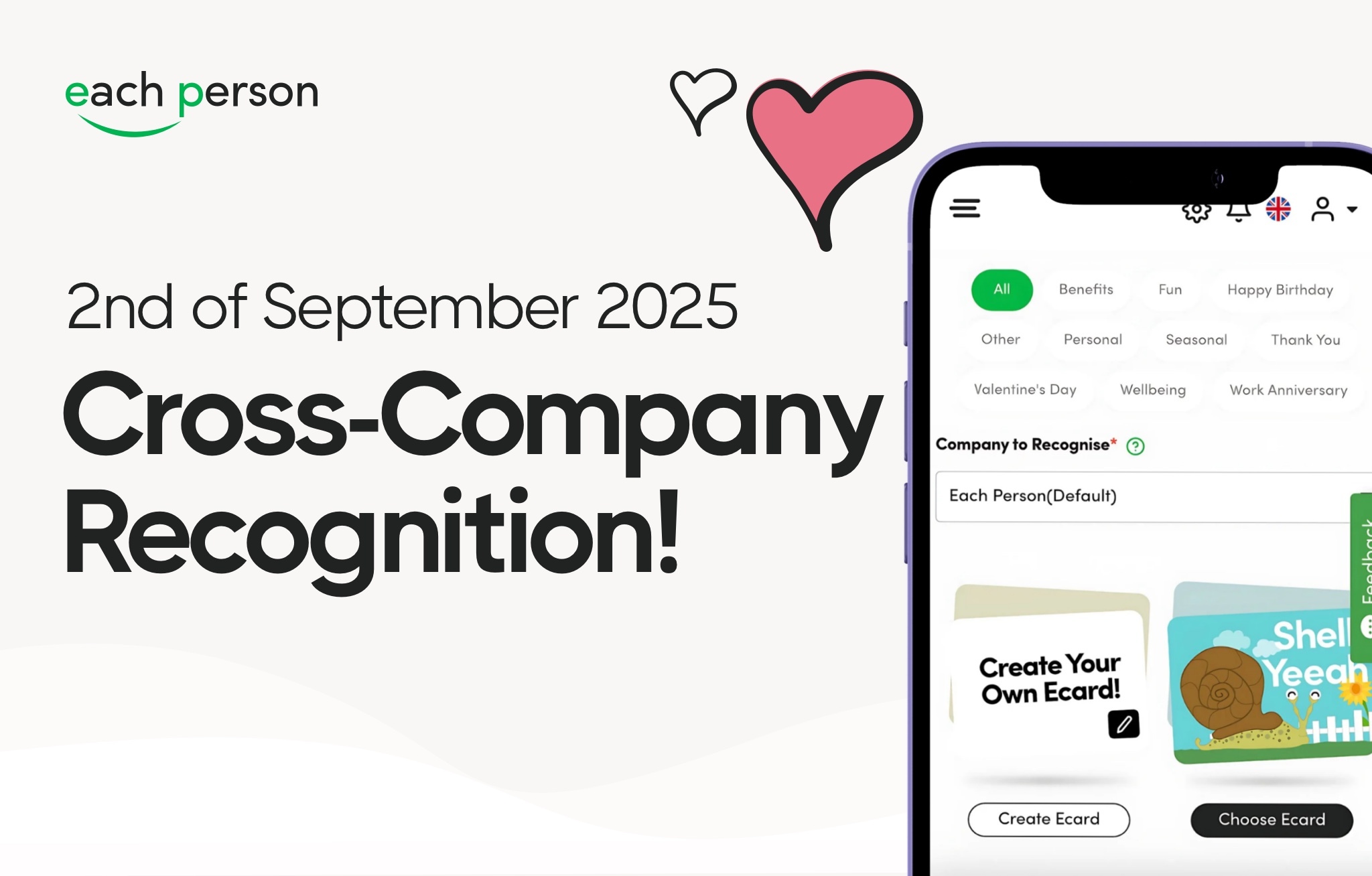 Send Recognition Far and Wide with Our Cross-Company Recognition Feature 