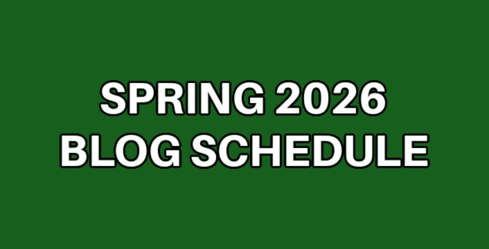 1) Spring 2026 Blog Schedule
