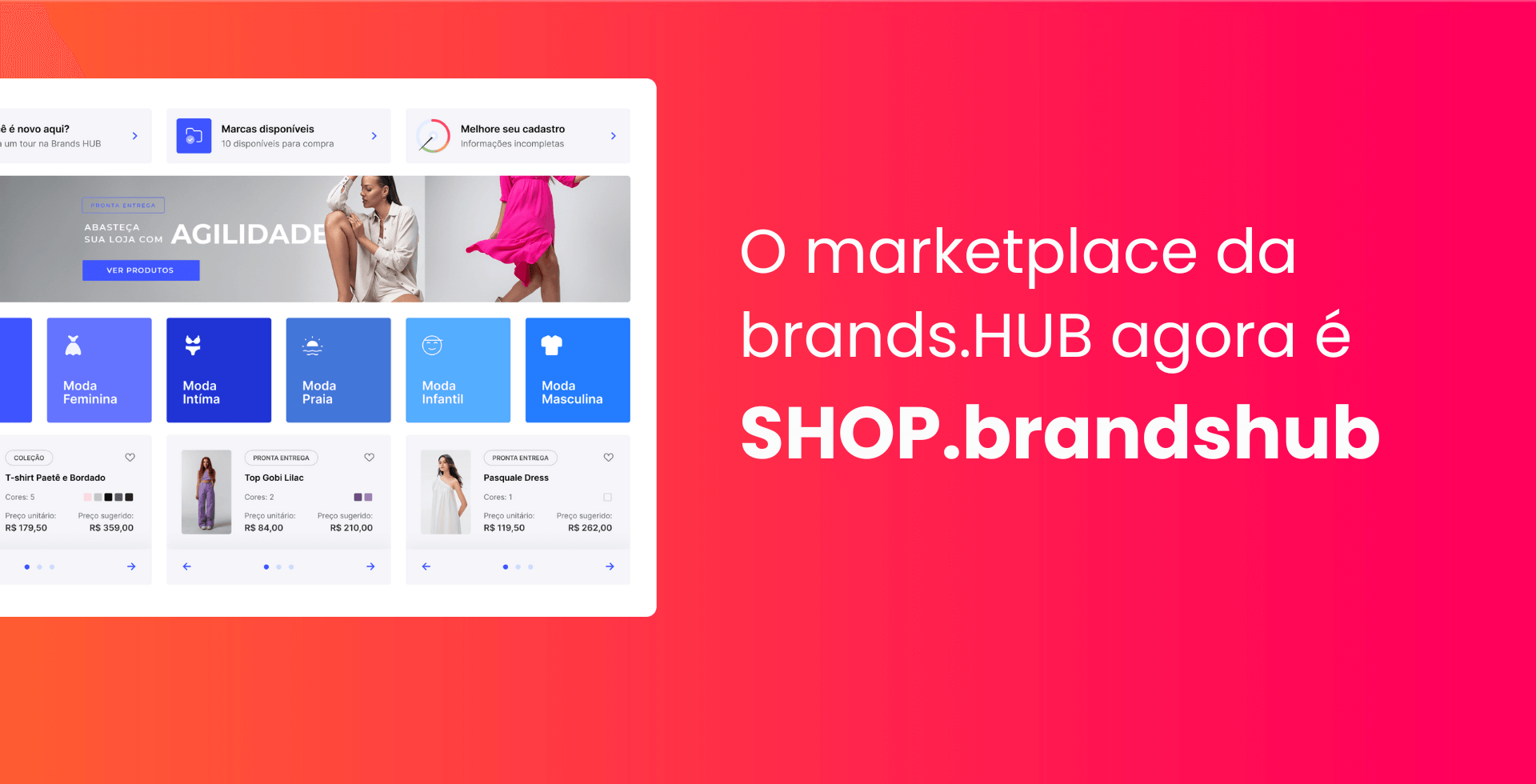 O marketplace da brands.HUB agora é SHOP.brandshub