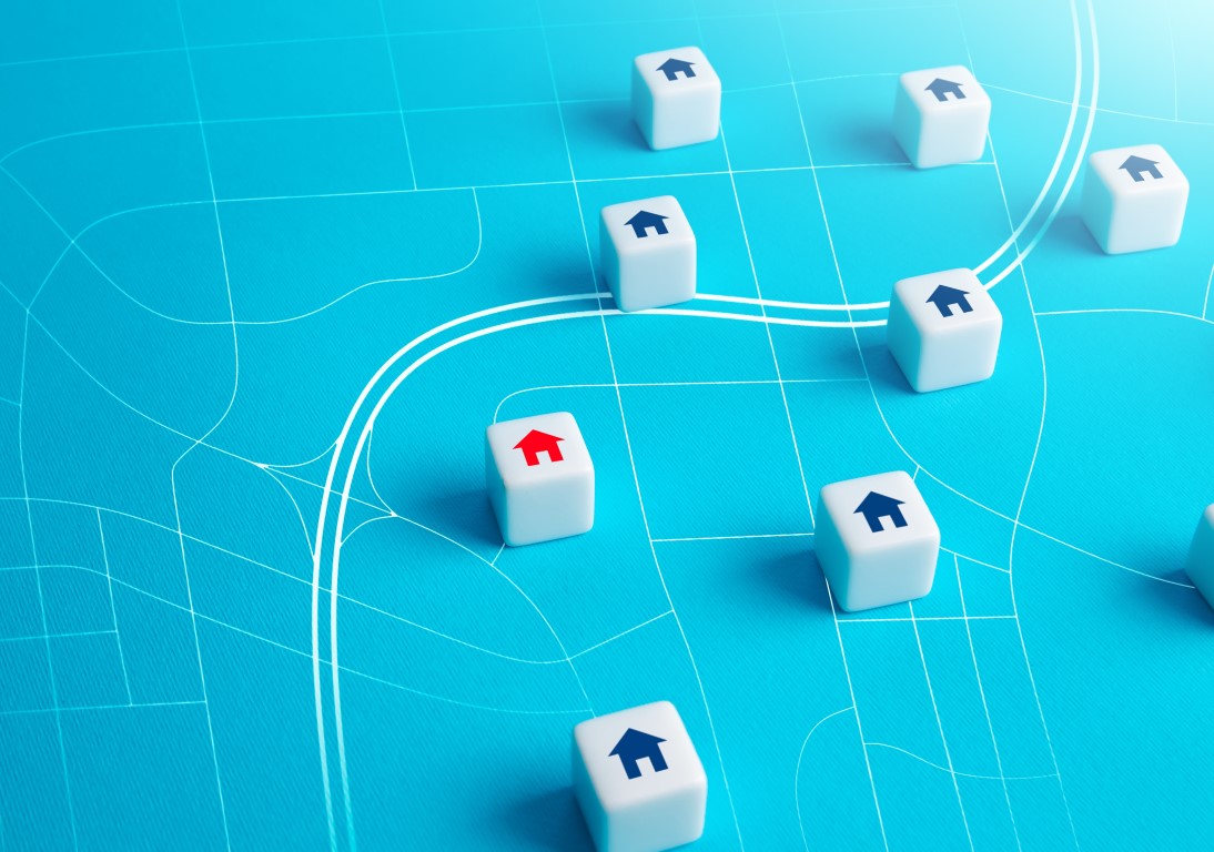 Housing options when searching on the map