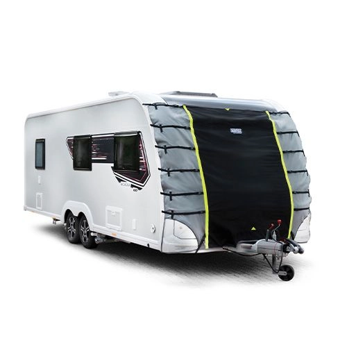towing caravan