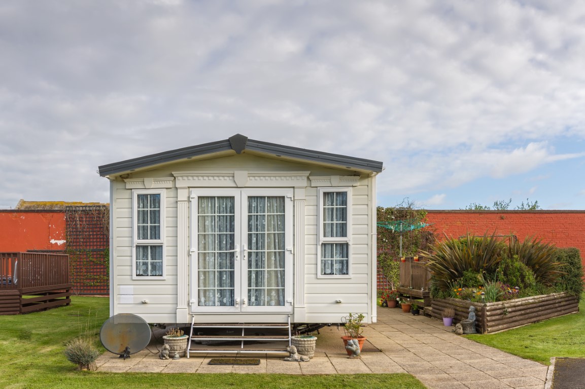 A Luxurious Static Caravan Exterior