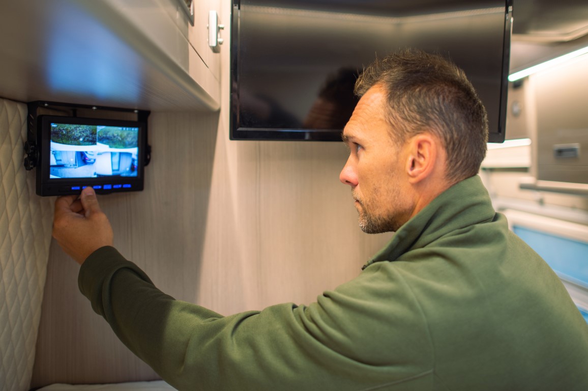 cctv inside caravan