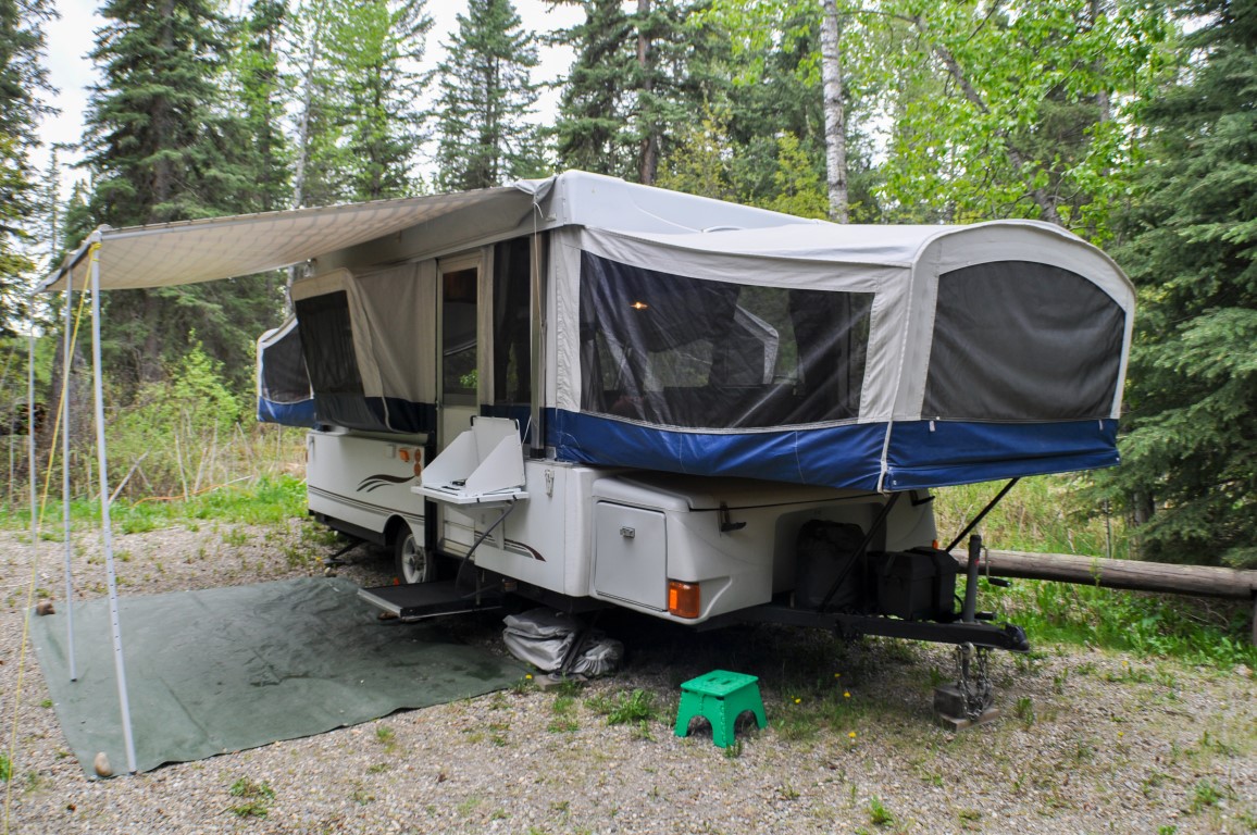tent trailer set