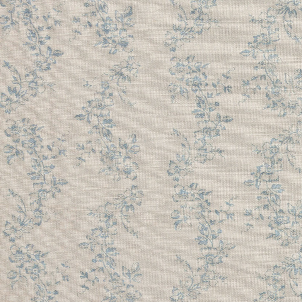 Kate Forman Daphne blue floral fabric