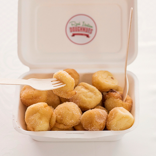 Real Italian Doughnuts with cinnamon sugar Tauranga Food Show