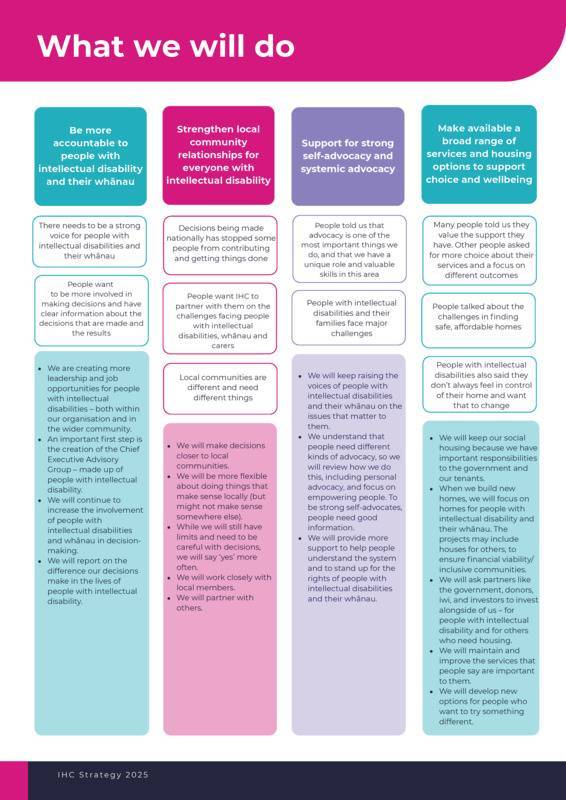 Image of What we will do