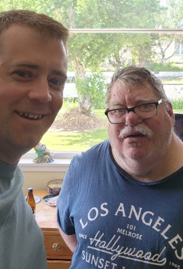 A selfie of Peter and Ross 