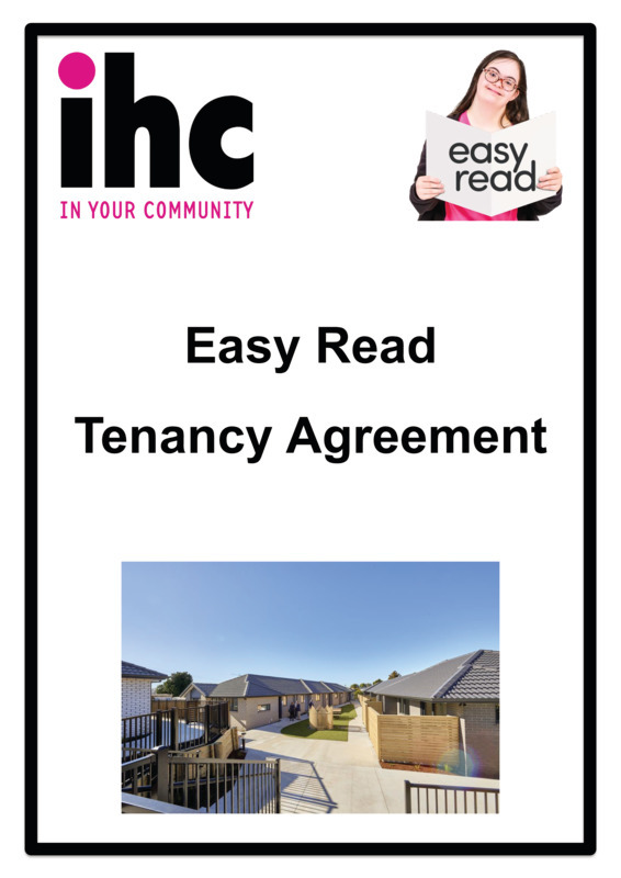 Easy Read Tenancy Agreement cover