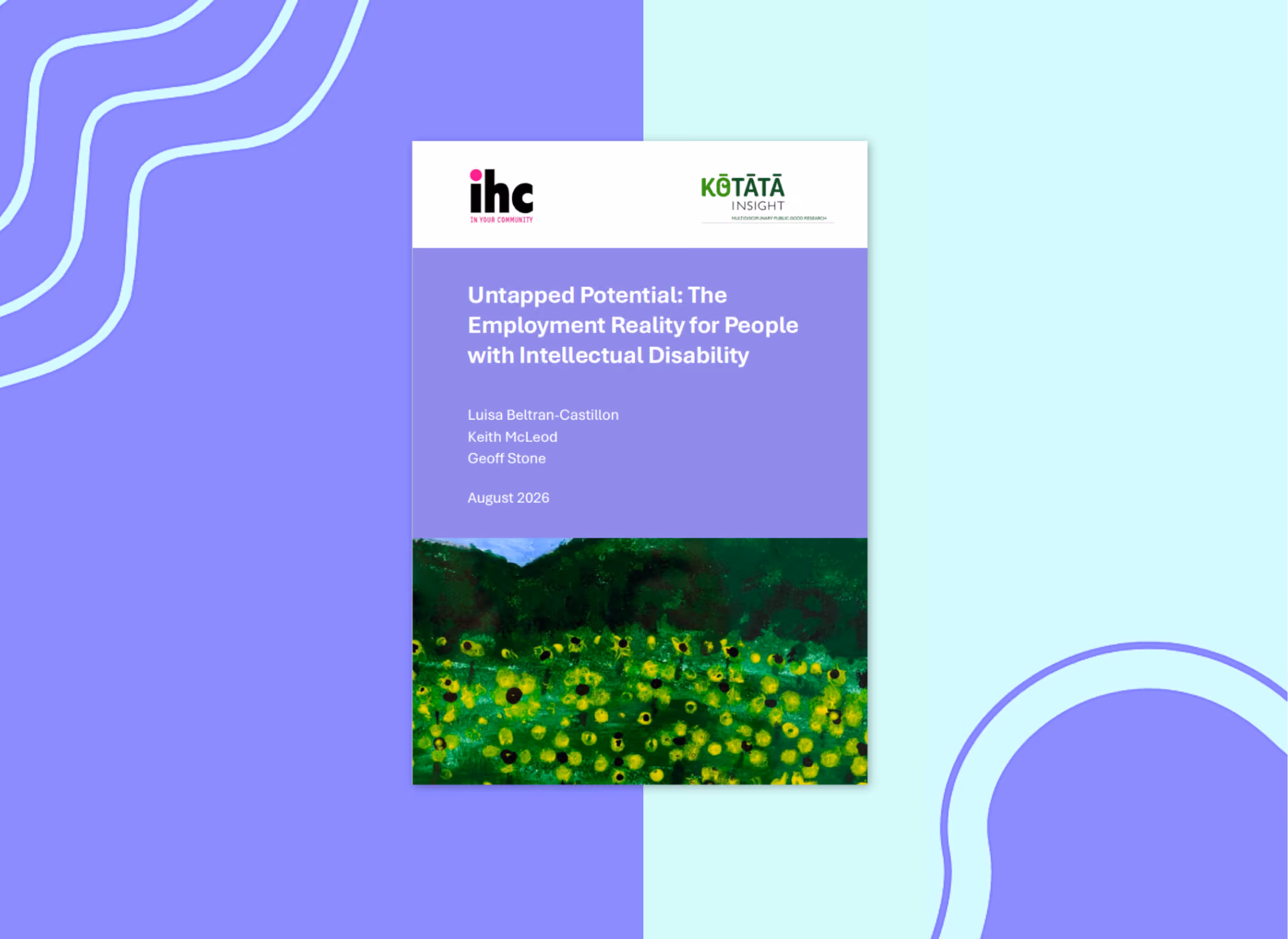 Cover of Untapped Potential: The Employment Reality for People with Intellectual Disability