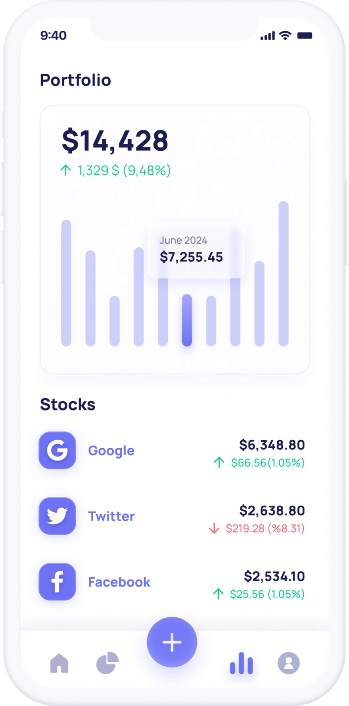 Analytics App - Finance X Webflow Template