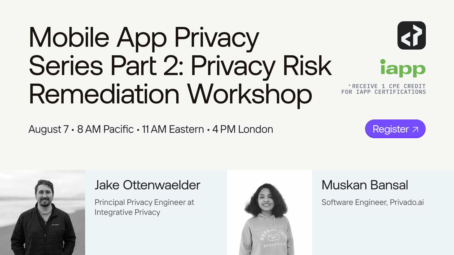 Mobile App Privacy Series Part 2: Privacy Risk Remediation Workshop