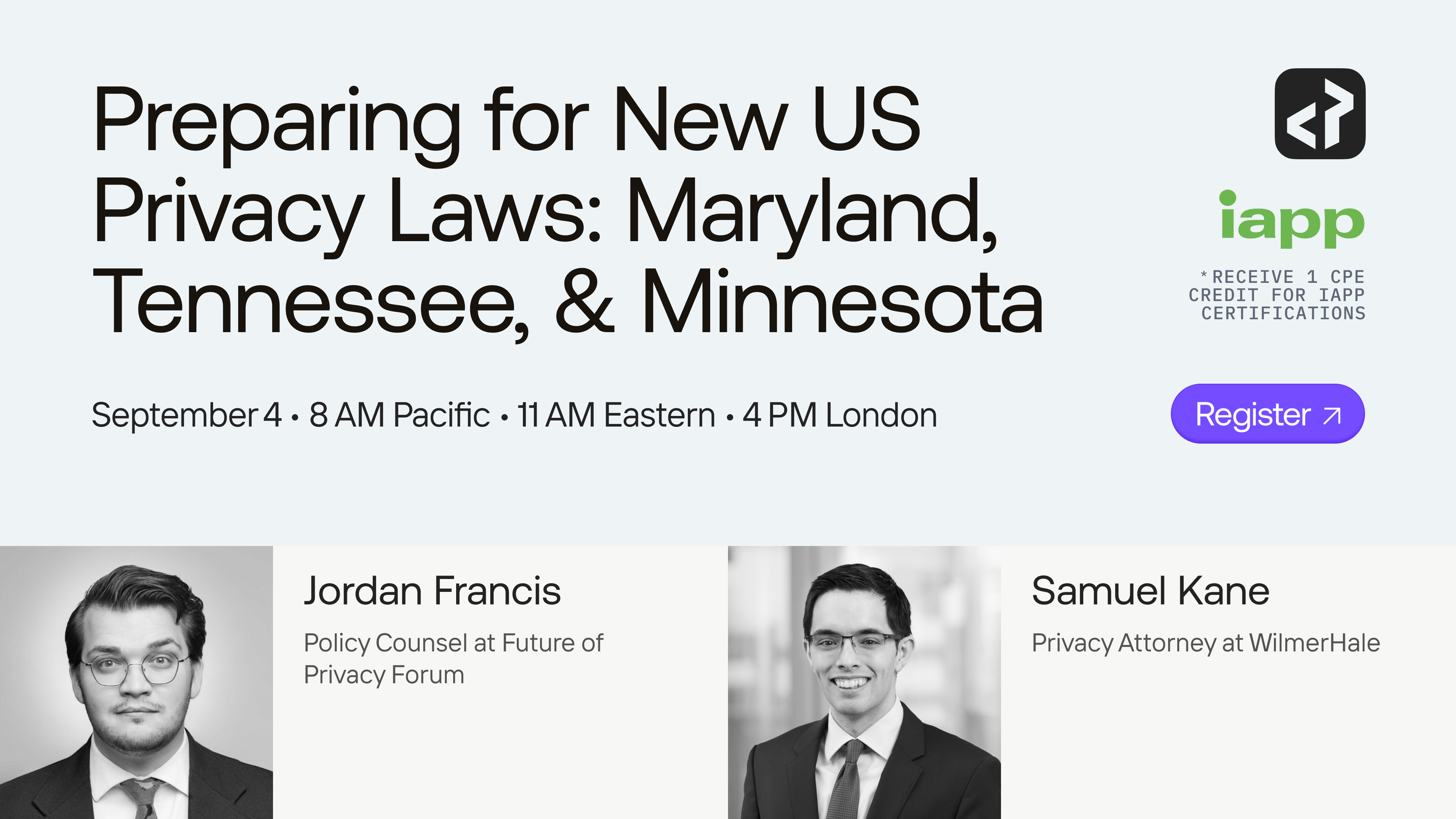 Preparing for New US Privacy Laws: Maryland, Tennessee, & Minnesota