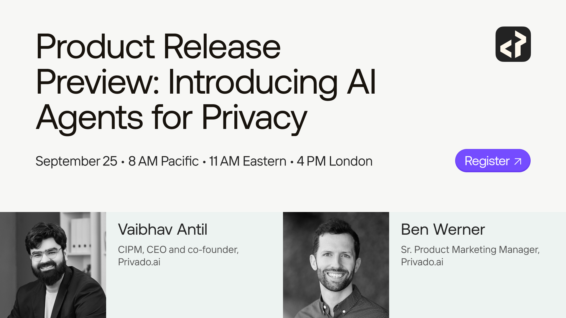 Product Release Preview: Introducing AI Agents for Privacy