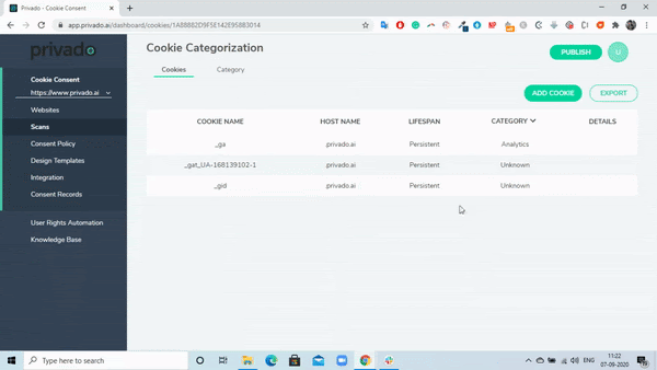 Categorizing Cookies